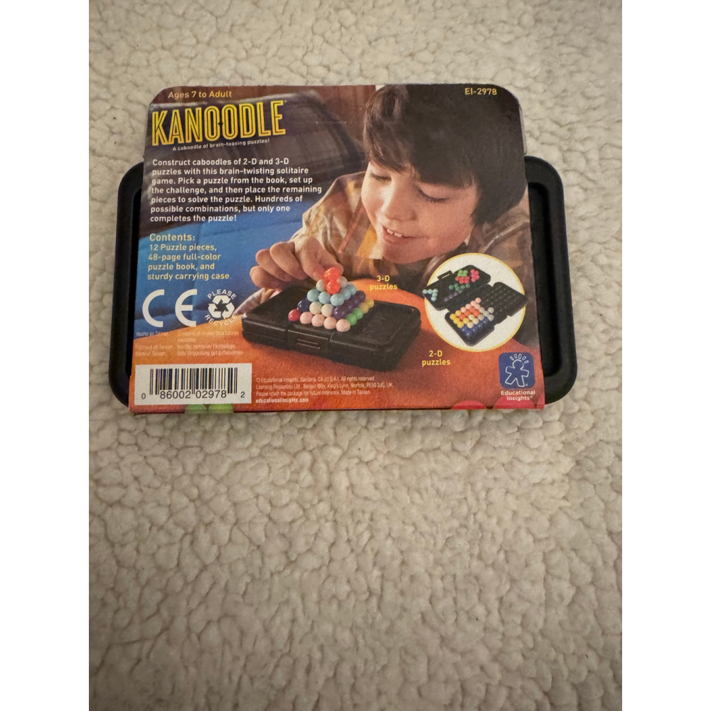 Educational Insights Kanoodle Puzzle Game One Size Black Multi-color - Picture 2 of 2